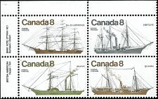 CANADA   # 673a MNH UPPER LEFT PLATE BLOCK  (1-2)