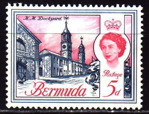 Bermuda. 1962. 166x from the series. Tourism, Portsmouth Royal Shipyard. MNH.