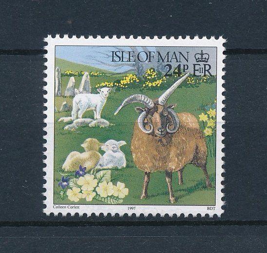 [27449] Isle of Man 1997 Animals Goat Sheep from set MNH