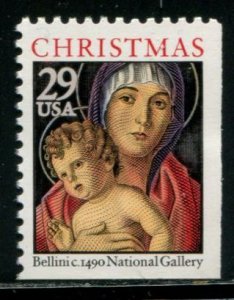 2710 US 29c Madonna by Bellinic, MNH bklt sgl