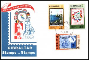 Gibraltar 356-358 U/A FDC