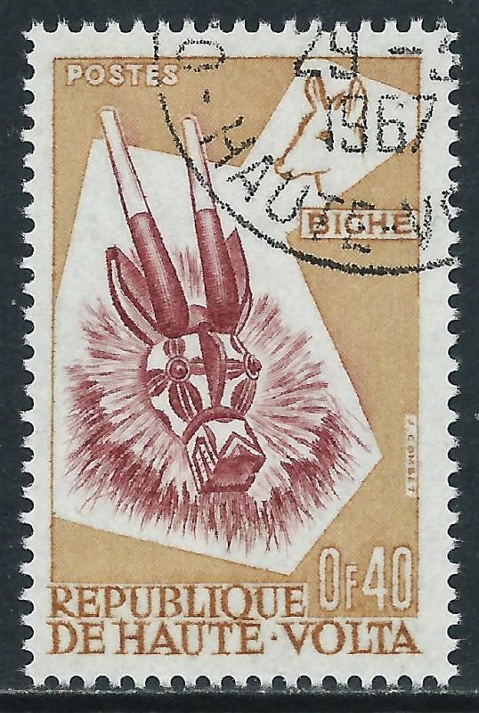 Upper Volta, Sc #72, 40c Used