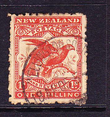 NEW ZEALAND 1898-07  1/-  PICTORIAL   FU P11   SG 268