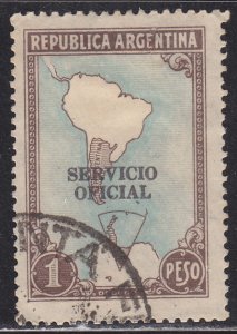 Argentina O52 Map of Argentina O/P 1951