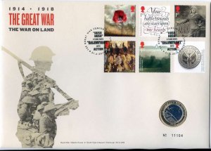 2016 The Great War 1914-1918 Army £2 Two Pound Coin Cover