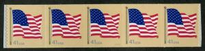 US Stamp #4187 MNH - US Flag Coil Strip of 5