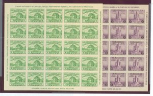 United States #730-31 Mint (NH) Souvenir Sheet