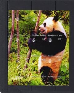 Niger 1999 GIANT PANDA s/s Imperforated Mint (NH)