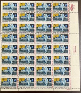 C76 Lot of 3 sheets First Moon Landing  MNH 10 c sheet of 32  FV $9.60   1969