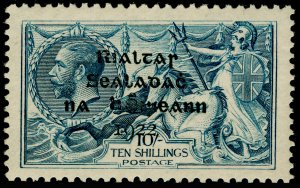 IRELAND SG21, 10s dull grey-blue, VLH MINT. Cat £180.