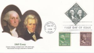 United States # 2592, Washington & Jackson, Fleetwood Cacheted First Day Covers