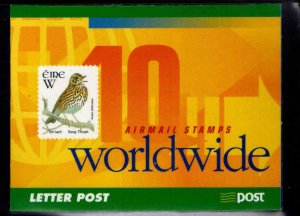 Ireland Scott 1343a  self adhesive Bird stamp booklet