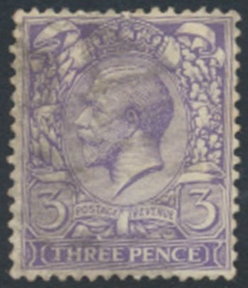 GB  SG 375 Violet     Sc# 164 Used  see details  / scans 
