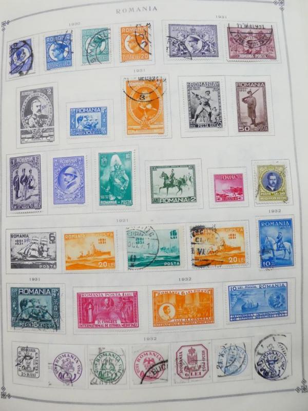 EDW1949SELL : ROMANIA Very clean Mint & Used collection on album pages Cat $2648