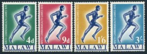 Malawi 132-135,135a sheet,MNH.Mi 128-131,Bl.18. Commonwealth Games,1970.Runner.