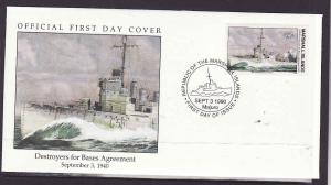 D1-Marshall Is.FDC-WWII event-Ships-USS Rockingham-Destroyer