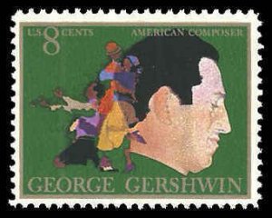 PCBstamps   US  #1484 8c Arts - George Gershwin, MNH, (2)