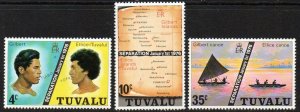 Tuvalu Sc #16-18 MNH