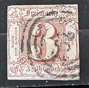 Thurn & Taxis #12 Used- SCV=$110.00