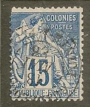 French Colonies    Scott 51   Commerce     Used