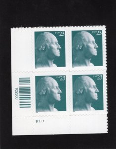 3468a Washington, MNH LL-PB/4 (#B111)