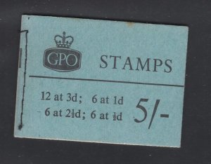 GB #H39  (1959 July  5'-  booklet)  CV £42.00