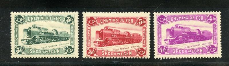 BELGIUM PARCEL POST SET SCOTT#Q181/83   MINT NEVER HINGED--SCOTT VALUE $275.00