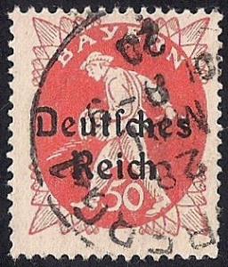 Bavaria #262 50pf Electricity, Stamp used F-VF