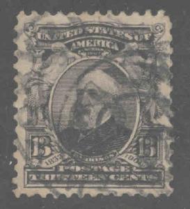 USA Scott 308 Used Harrison stamp 1902-03