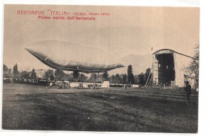 Aeronave Italia Schio 1905 - exit from Aeroscalo