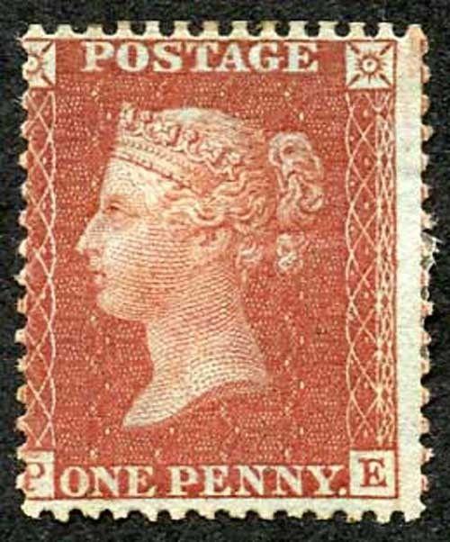 Penny Star (PE) SG29 wmk LC Perf 14 Cat £240 Blued Paper Fine M/Mint