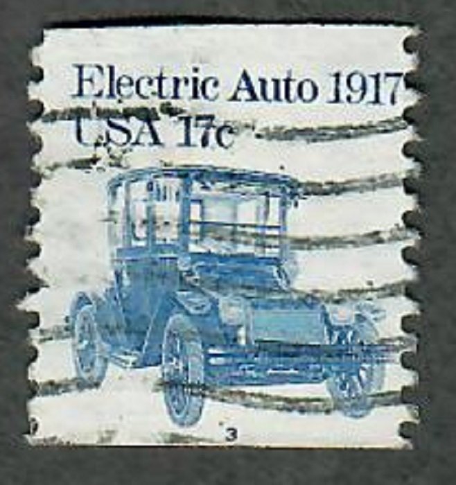 US #1906 Electric Auto Used PNC Single plate #3