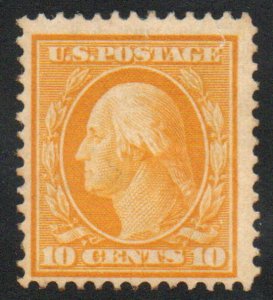 US #338 F-VF OG H, dull gum, bright color!