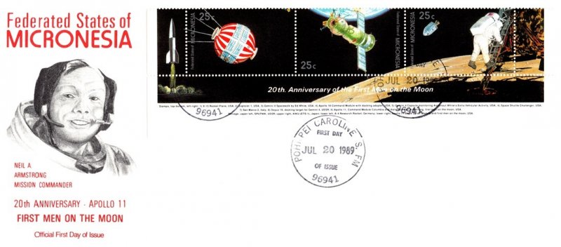 Micronesia, Space, Worldwide First Day Cover