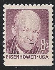 US #1395 8c Eisenhower