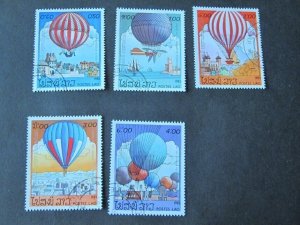 Laos 1983 Sc 459-463 Sport set FU