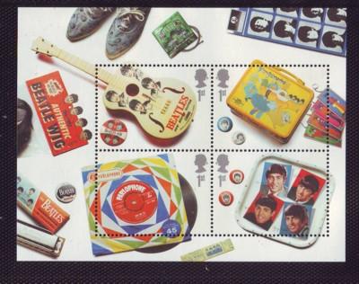 Great Britain Sc 2420 2007 Beatles Memoribilia stamp sheet mint NH