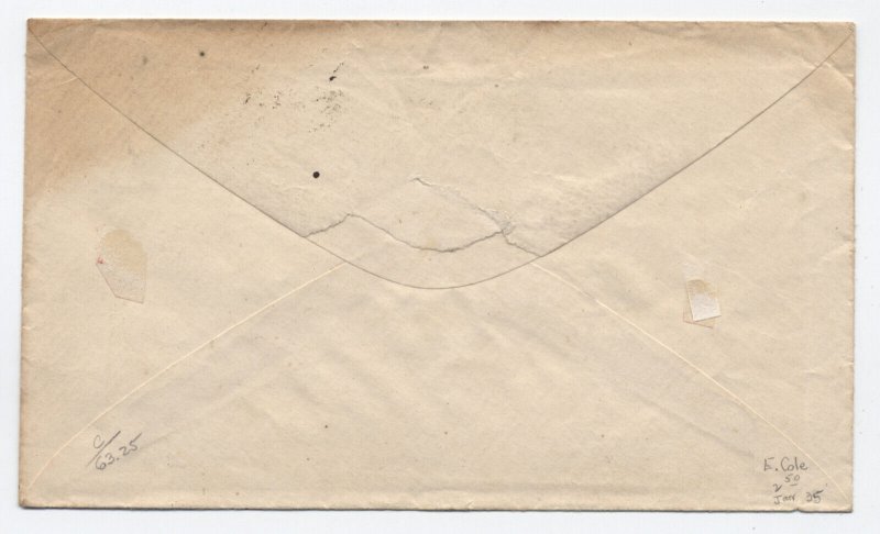 1850s U9 Greenville & Columbia R.R. handstamp [S.2856] 