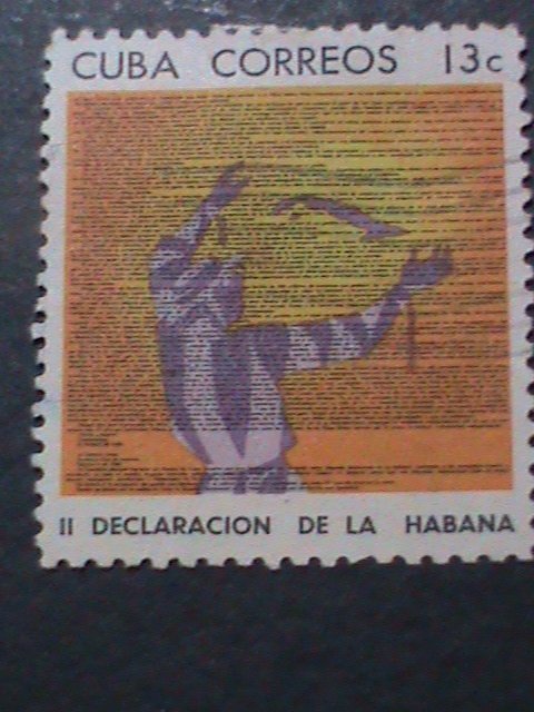 ​CUBA-1964-SC# 932a  2ND DECLARATION OF HAVANA USED VERY FINE-HARD TO FIND