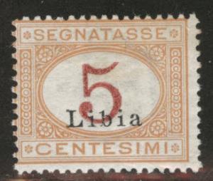 LIBYA Scott J1 MH* 1915 Postage Due