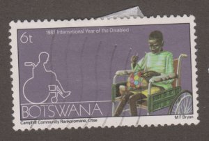 Botswana 274 International Year of the Disabled 1981