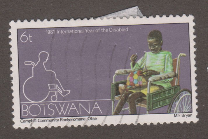 Botswana 274 International Year of the Disabled 1981