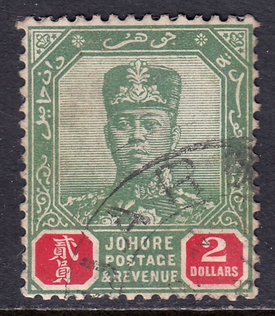 Malaya (Johore) - Scott #118 - Used - CTO, gum bump - SCV $5.00