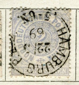 GERMANY; NORTHERN STATES 1860s early classic used 2g. value