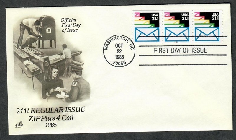 2150 Letters Unaddressed ArtCraft PNC FDC plate #111111