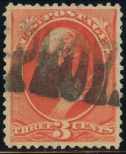 US Scott #214 Used, VF/XF, Bold PROV cxl