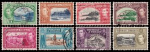 Trinidad & Tobago Scott 50-52A, 54-55, 57-58 (1938-41) Used F-VF M