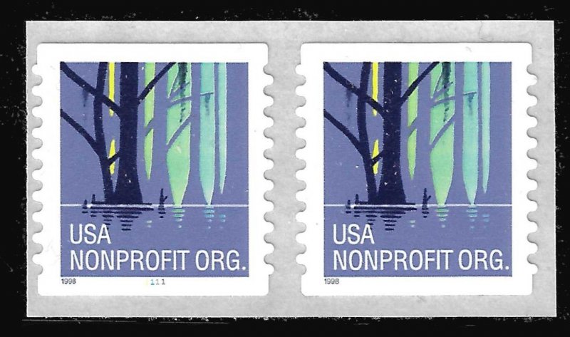 Sc 3207A  (5¢) Wetlands Pair with Back # -  MNH