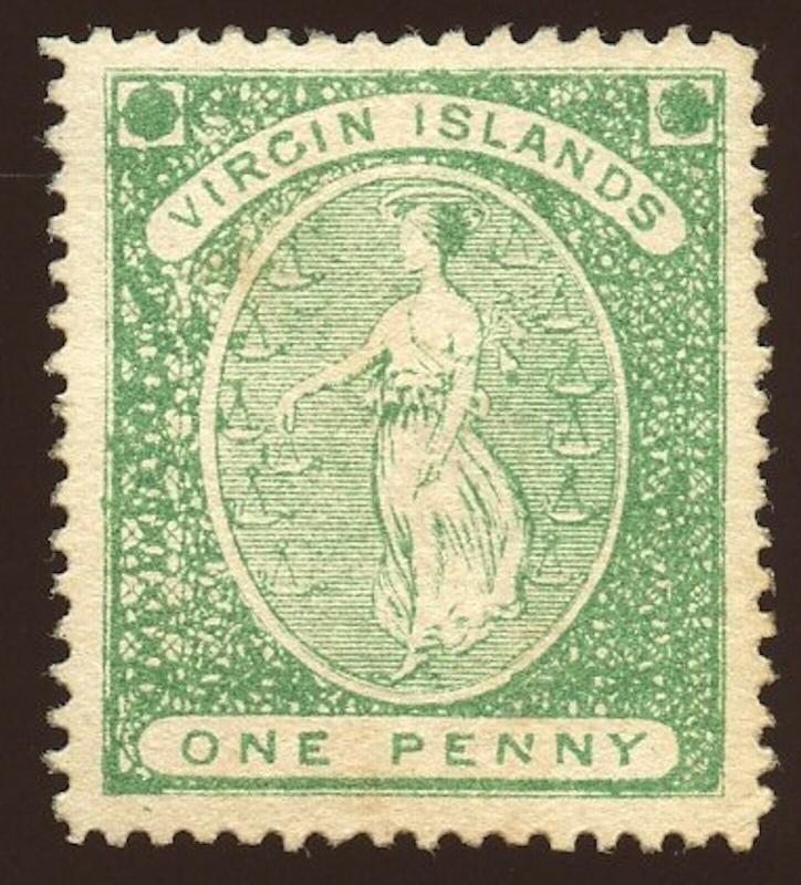 Virgin Islands, Sc #4, MNG.   2019 SCV $87.50