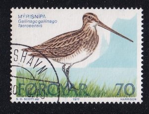 Faroe Islands  #28   used   1977   birds   70o